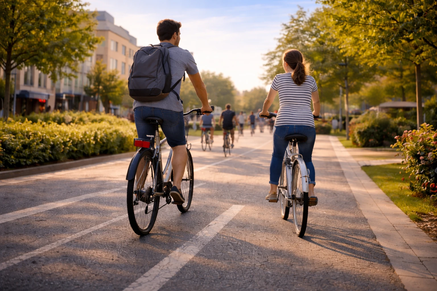 Balade à vélo à Serris
