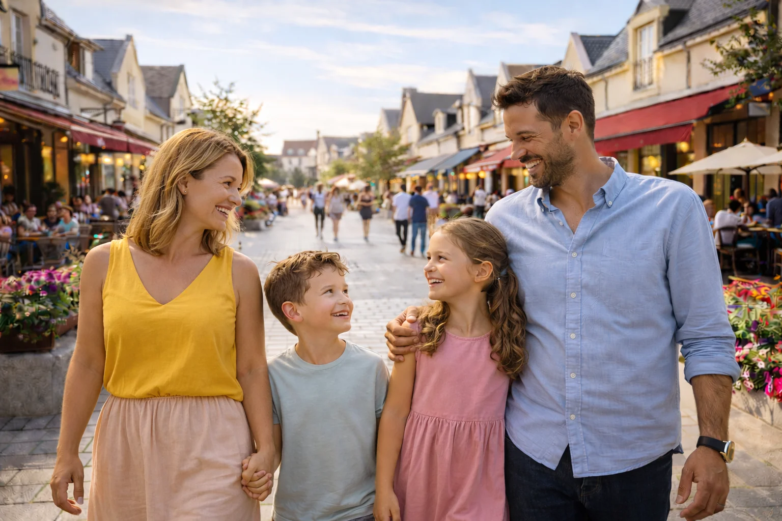 Vue d’ambiance de Serris et Val d’Europe